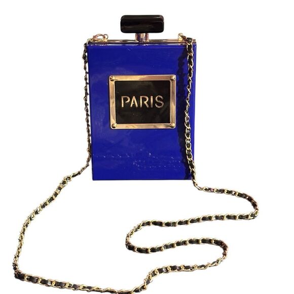 Handbags - Paris Novelty Acrylic Crossbody Perfume Bottle Purse